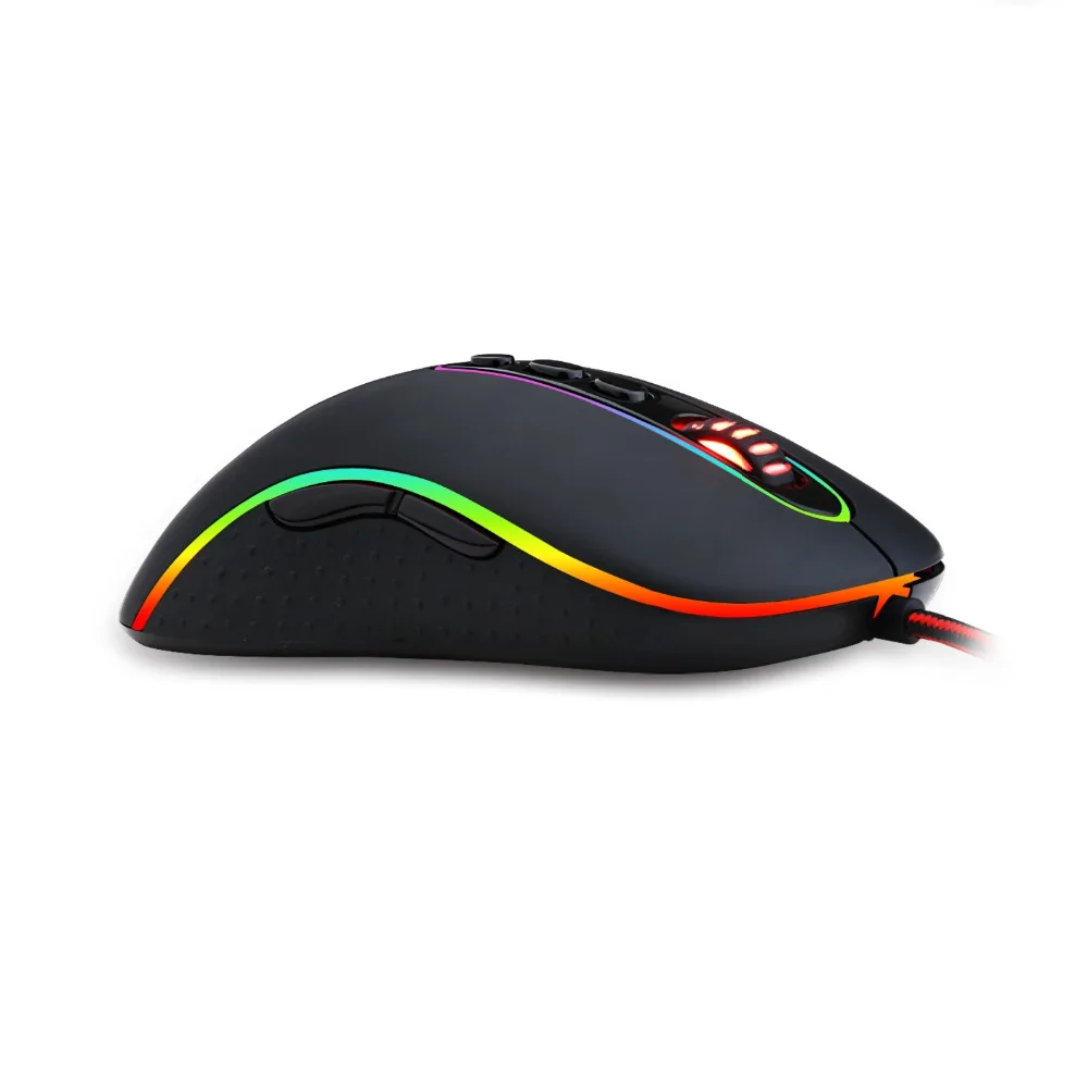 Игровая мышь Redragon M702-2 PHOENIX 10000 DPI RGB настраиваемая 7 цветов 5 программируемых
