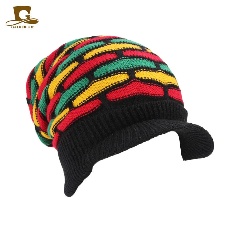 Ямайка регги Gorro защищающая малыша от солнца и растаман Стиль шапка в стиле