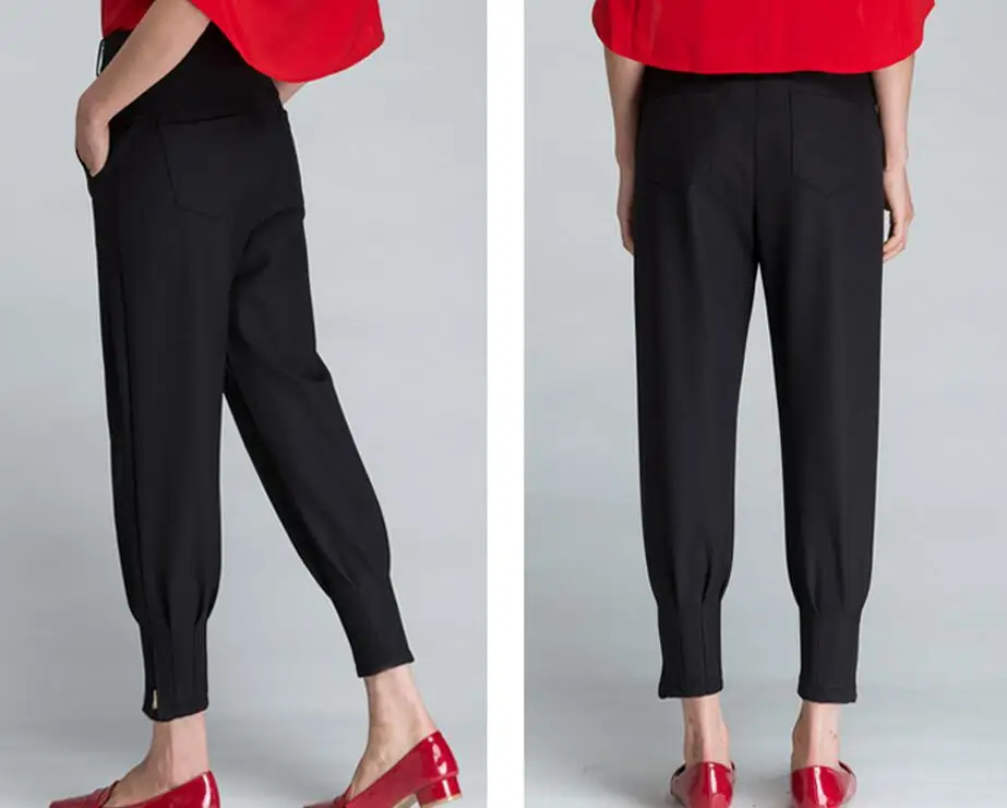 26-33 Популярные/весенние женские брюки-Гарун свободные штаны с бананами репа |