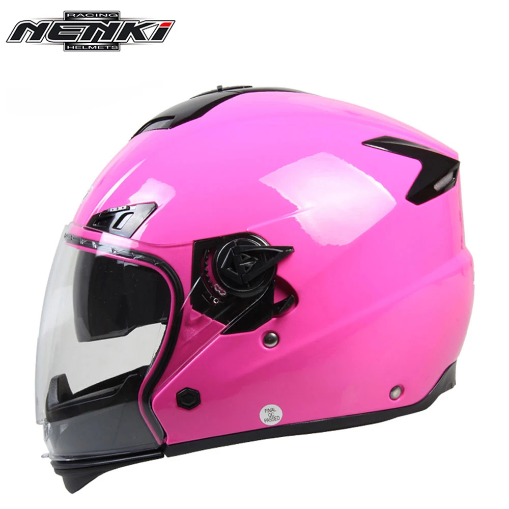 NENKI мотоциклетный гоночный шлем Capacetes De Motociclista мотоциклетные винтажные шлемы с двойным объективом Открытый мотоциклетный шлем