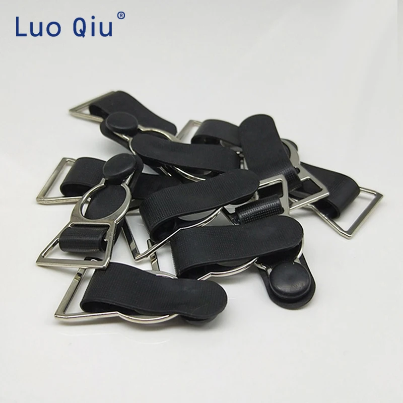 

Clip chupete metal Metal+Plastic Garter Clips Removable buckle Garment Accessories Stockings clip 5 pcs/lot 20mm