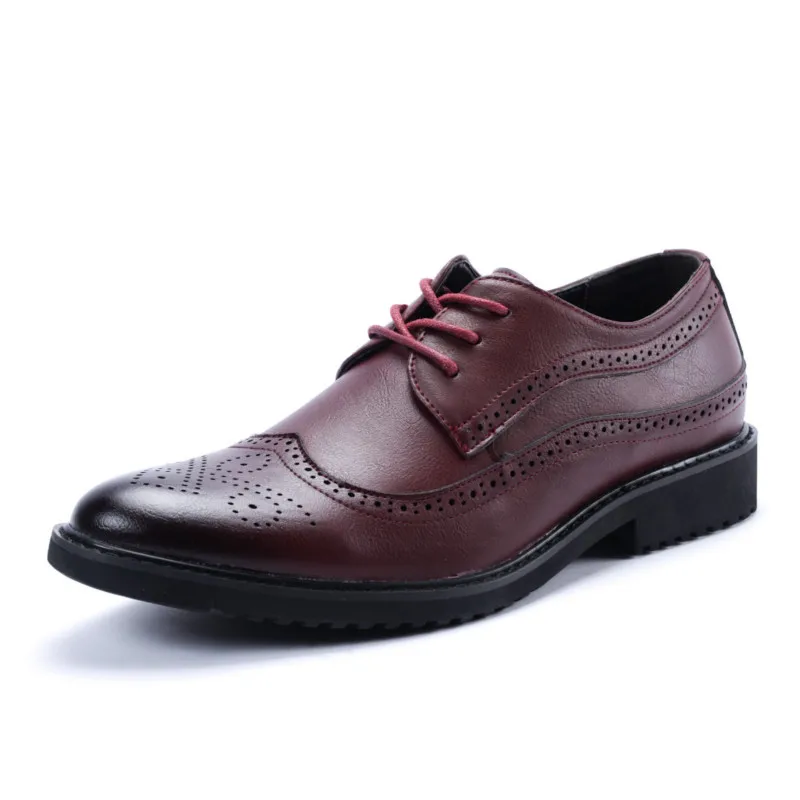 2018 Men Soft Comfort Leather Shoes Men's Formal Business High Quality Pointed Dress | Обувь