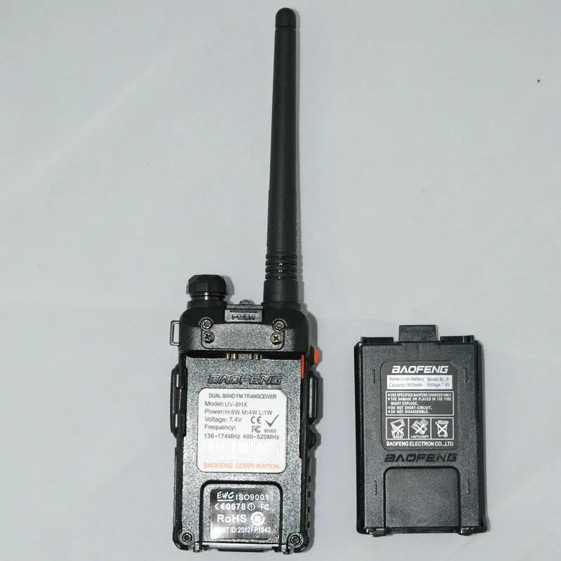 Портативный радиоприемник Baofeng UV-5R 8W Walkie Talkie UV5R Двухдиапазонная портативная