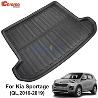 for kia sportage ql 2017 2018 2019 2020 2021 boot mat rear trunk liner cargo floor tray carpet kick protector car accessories