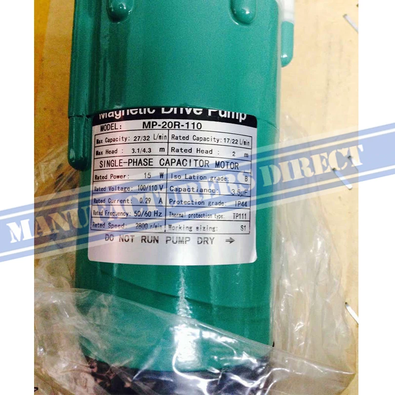 Фото Наружная резьба NPT 1/2 дюйма 15 Вт MP-20R 110V60hz дешевый китайский насос с магнитным Наружная резьба NPT 1/2 дюйма 15 Вт MP-20R 110V60hz дешевый китайский насос с магнитным