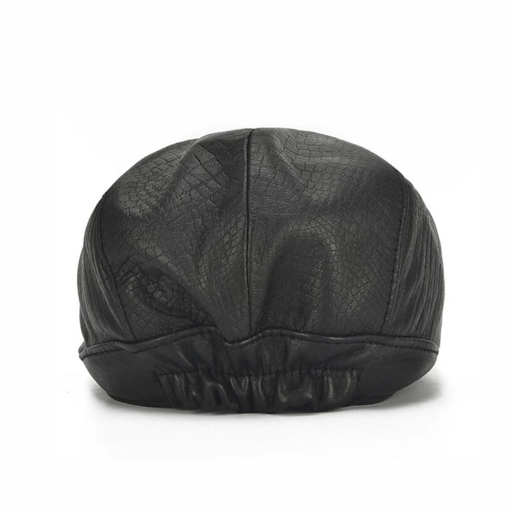 Men Real Leather Duck Tongue Cap Brand Casual Cowhide Hat 2020 New Style Fashion Spring Autumn Caps | Аксессуары для одежды