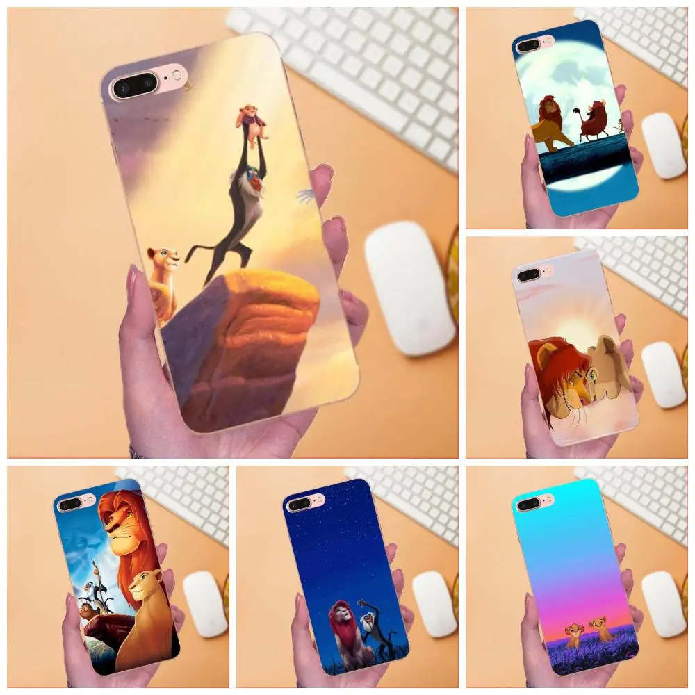 Милый мягкий чехол для телефона из ТПУ с изображением Льва Кинга Huawei Mate 7 8 9 10 20 P8 P9