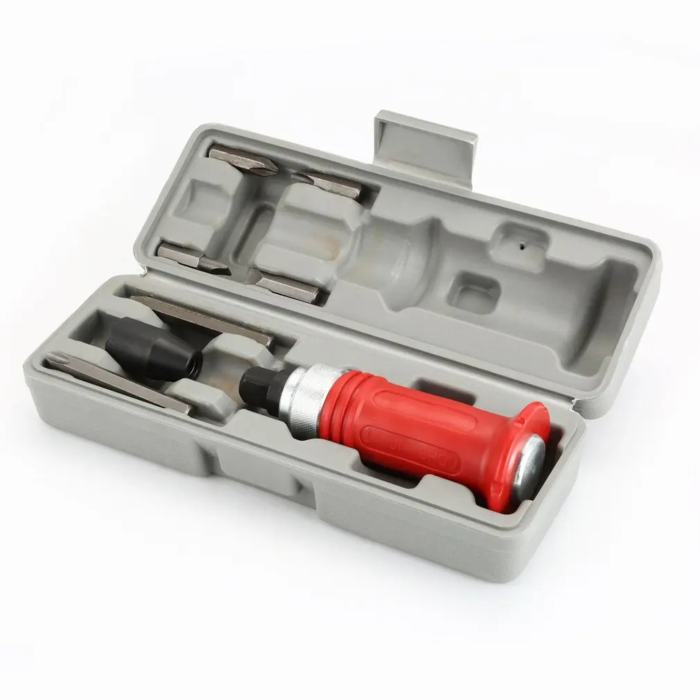 7 шт. ударная Отвертка Набор бит приводной шестигранный корпус драйвера