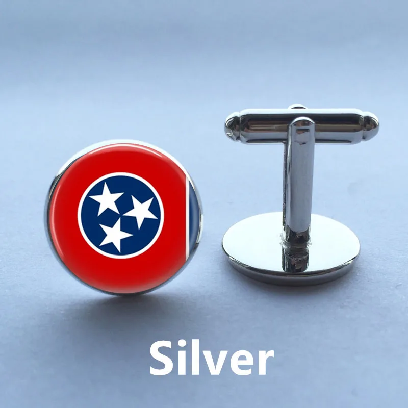 Флаг Теннесси стеклянные запонки подвеска государственный флаг ювелирные
