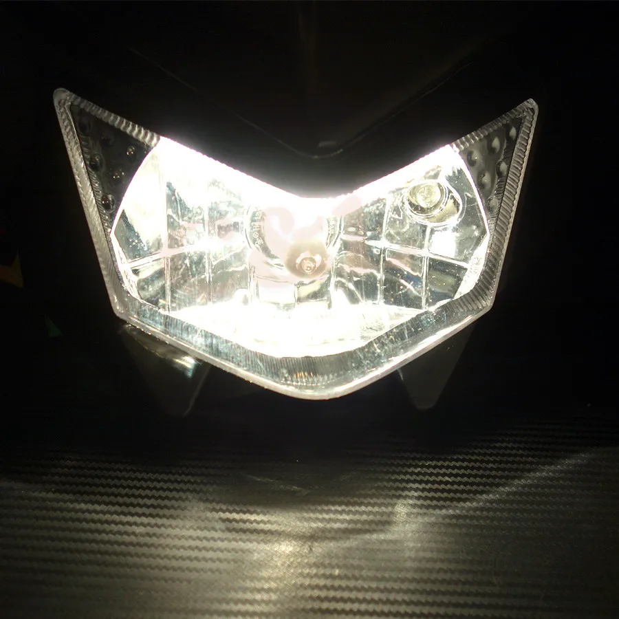 Фара передняя пластиковая для мотоцикла зеленая H4|headlights for|headlights headlightheadlight h4 |