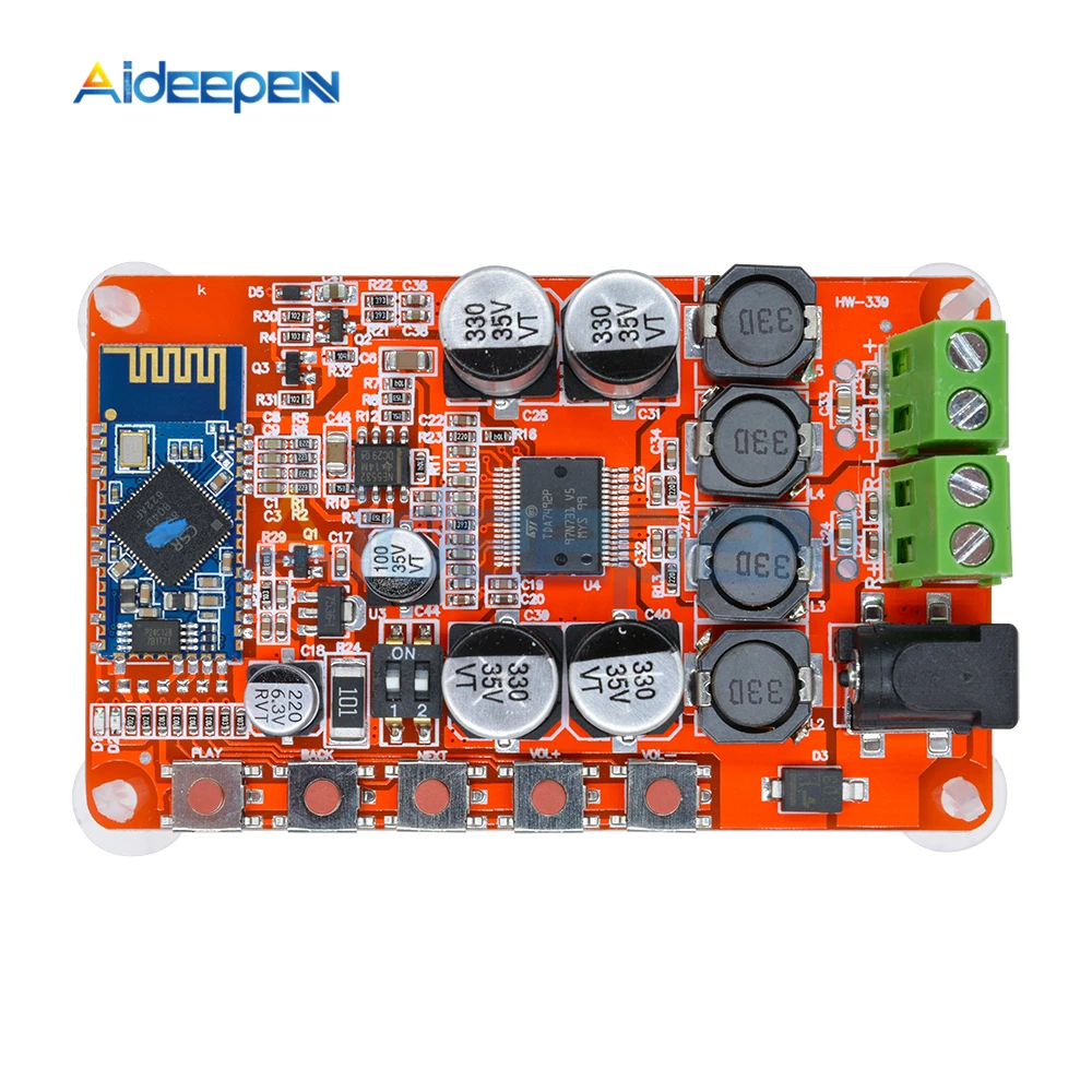 Цифровой усилитель 8 25 В постоянного тока TDA7492P 50 Вт + 2X50W беспроводной Bluetooth 4 0