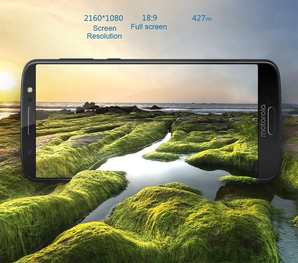 Смартфон Motorola Moto Green Pomelo 1 S, XT1925-10, Snapdragon 450, 4 Гб ОЗУ, 64 Гб ПЗУ, 5,7 дюйма, отпечаток пальца, сотовый телефон