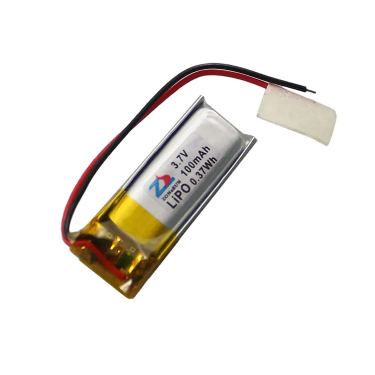 In 100mAh 401025 3 7 V литий-полимерная батарея 401125 Bluetooth микроустройство с защитной