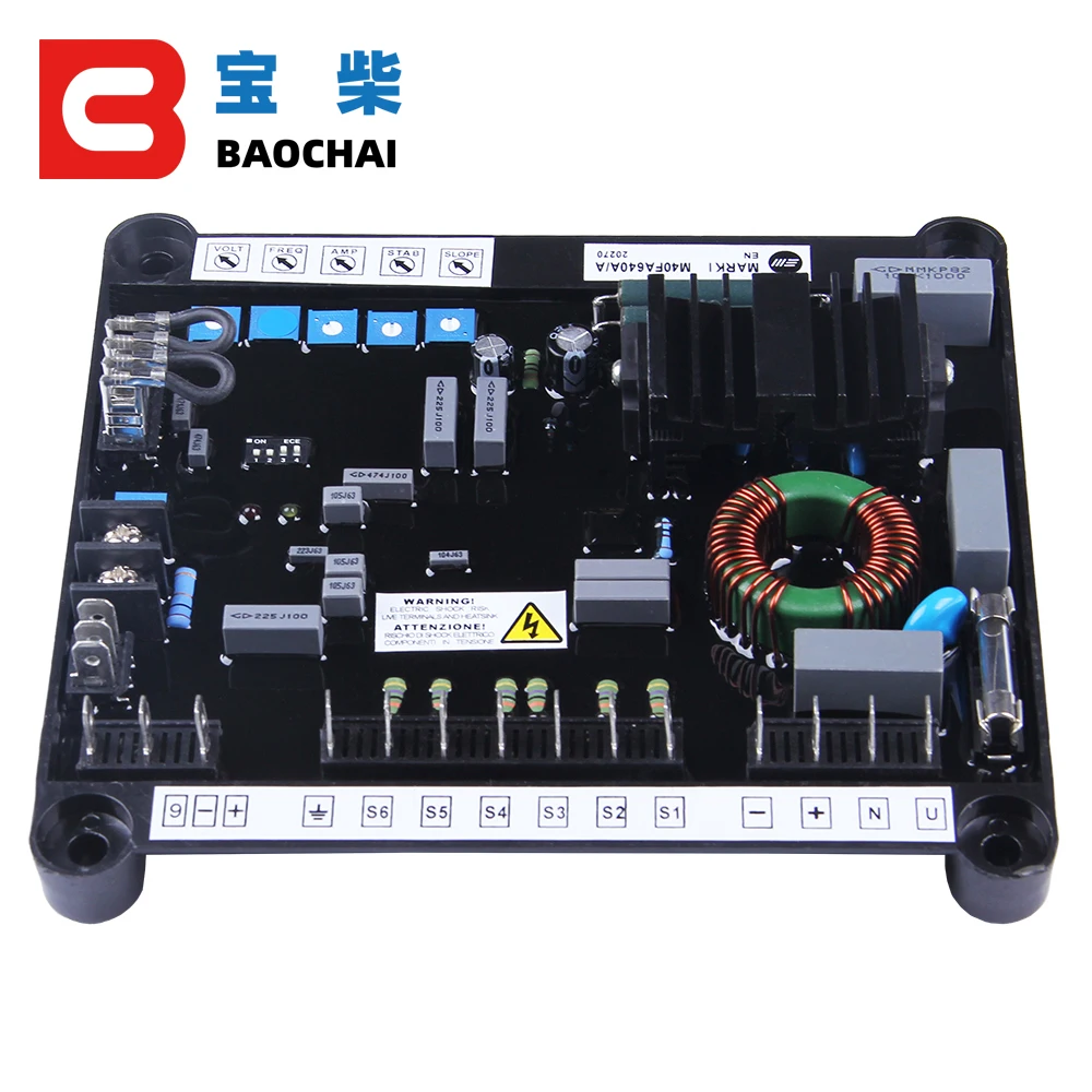 Бесщеточный бесшумный дизельный генератор AC AVR M40FA640A Marki автоматические