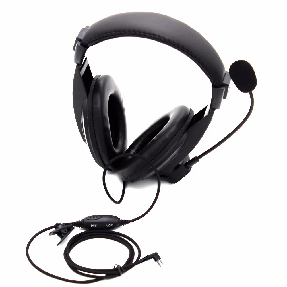 2 Pin VOX функциональная гарнитура наушники с PTT микрофоном для Motorola Radio CP88 CP040 GP88 GP88S
