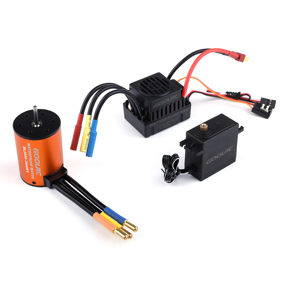 GoolRC водонепроницаемый 3650 3900KV 4300KV двигатель 60A бесщеточный ESC 20KG 25KG сервопривод с