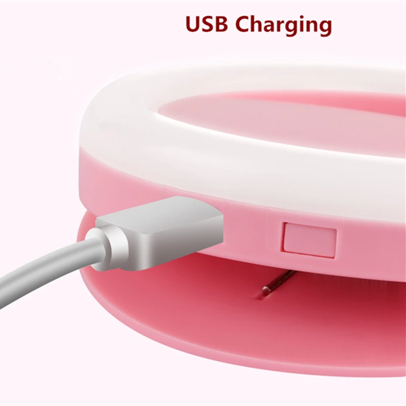 Светодиодная лампа для селфи HOTR заряжаемая от USB|flash selfie|led flash selfieselfie |