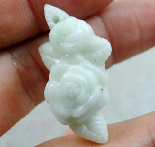 Натуральный камень бирюзовый кварцевый кристалл ручная работа статуя розы