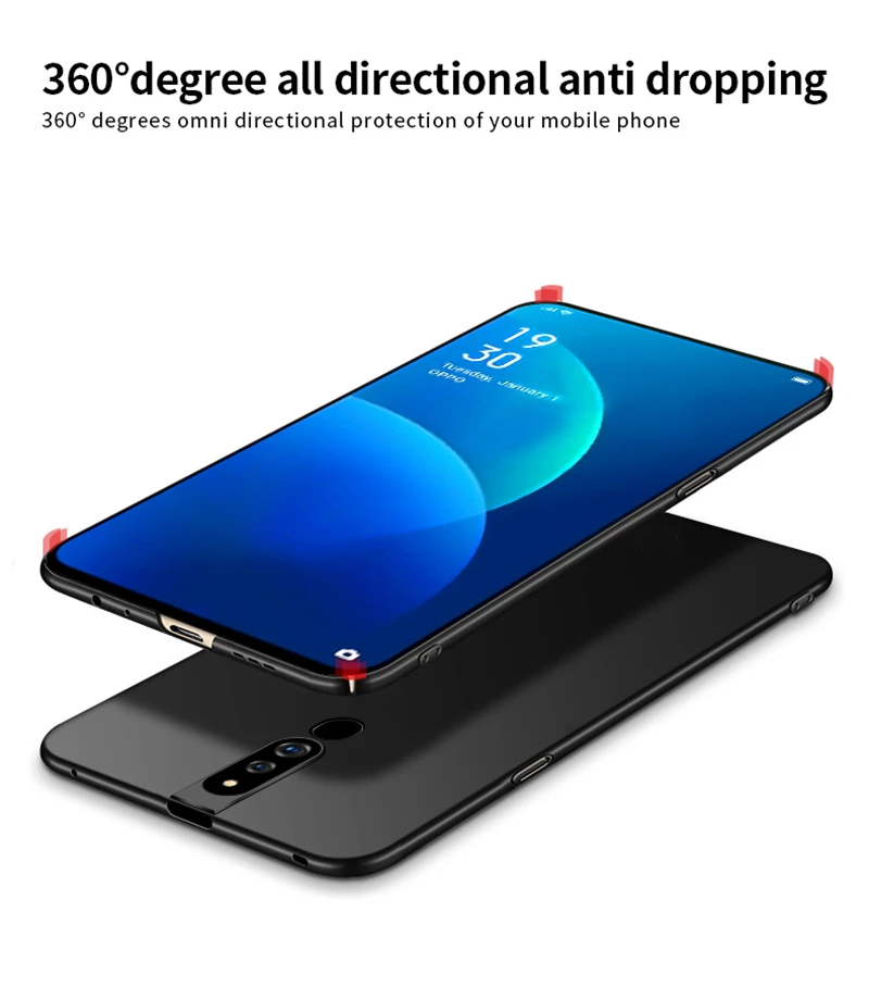 Чехол для Oppo F11 Pro Чехол A9 ультра тонкий классический гладкий матовый PC чехол для телефона для Oppo F11 Pro Чехол для Coque Oppo F11 Pro Чехол