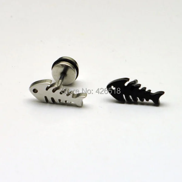 Мужские серьги гвоздики из титановой стали в стиле панк|earring 2013|steel sofaearring making |