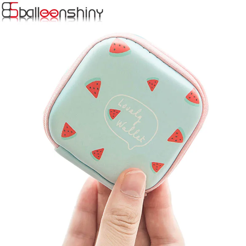 BalleenShiny мини сумка для хранения наушников монета SD карты основной usb кабель флэш