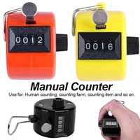 promotion mini lap golf hand held manual 4 digit number farm hand golf football tally counter clicker
