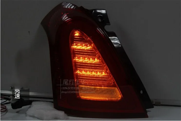 Автомобильный Стайлинг задние фонари чехол для Suzuki Swift задние фонари 2005- светодиодный задняя фара Swift задние фонари все светодиодные задние фары