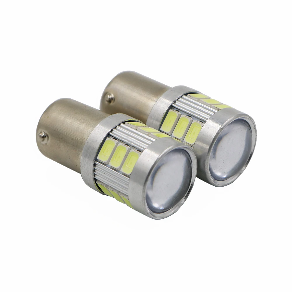 Светильник лампа YSY 100X BA15S BAU15S P21W PY21W 1156 5630 18SMD Canbus без ошибок фонарь заднего хода