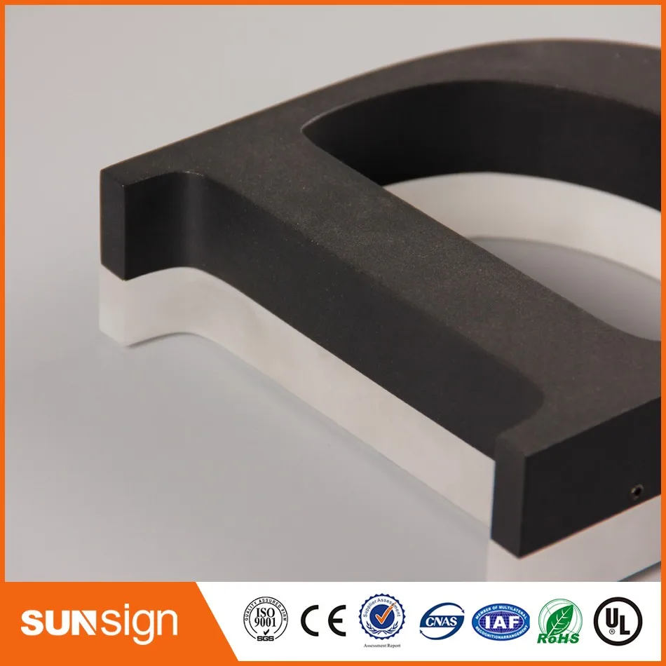 Наружная реклама с подсветкой 3d металлические знаки буквы акриловая фотовспышка