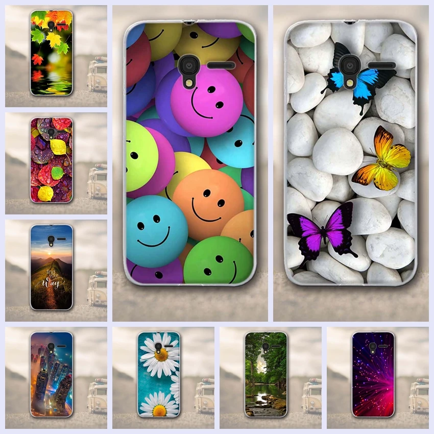Силиконовый чехол для Alcatel One Touch Pixi 3 4G 5017 5017D 5017X 5019D задняя крышка Funda 4 5 дюйма|case for