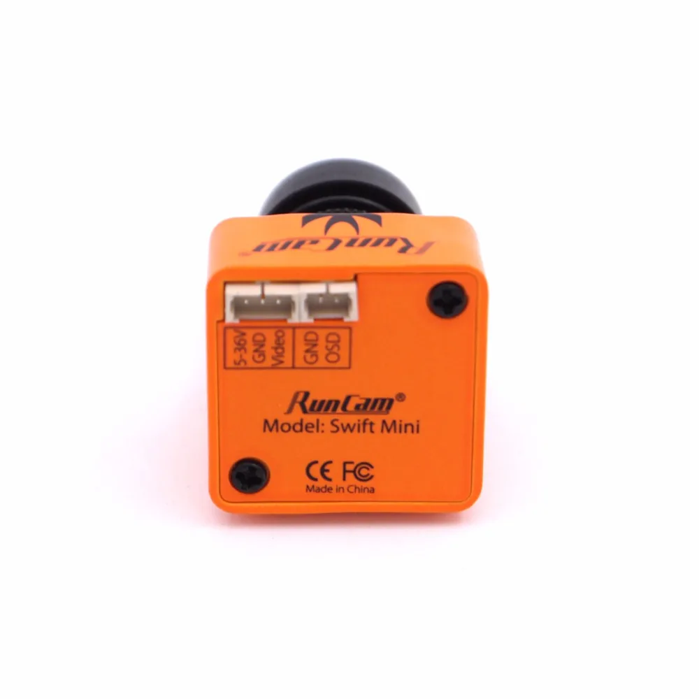 Мини камера RunCam Swift 600TVL 5 36 в FPV объектив 2 мм PAL D WDR 1/3 дюйма SONY Super HAD II CCD для