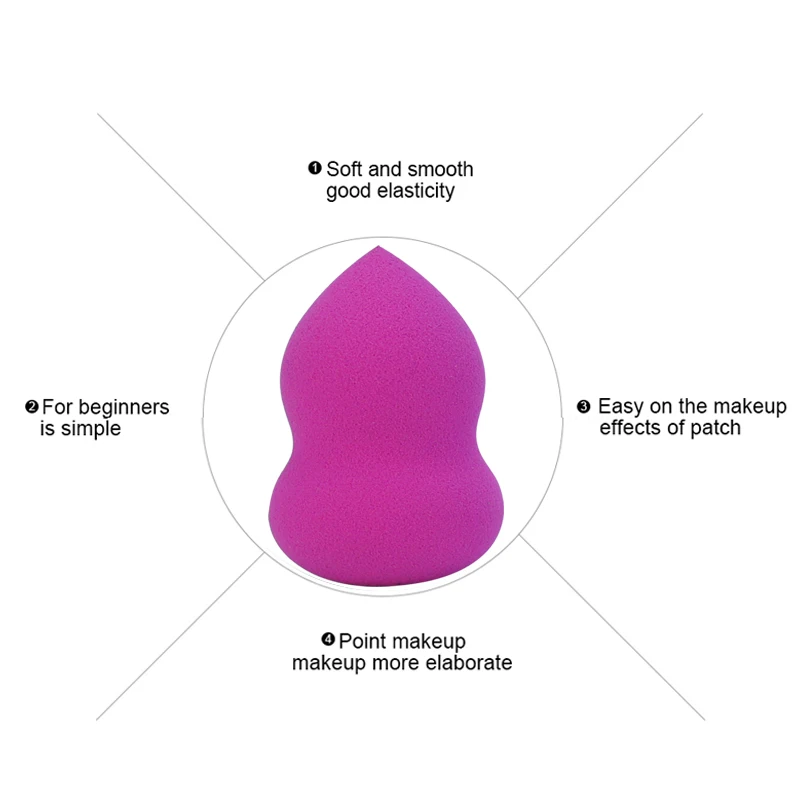 1 шт. пуховка-губка косметика для губ пуховая косметическая пудра спонж нанесения