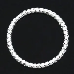 Замкнутые соединительные кольца 18 мм для соединителейподвесок, фурнитура для ювелирных изделий, серебряные полосатые Подвески сделай сам, изготовление брелоков для бижутерии, 50 шт.