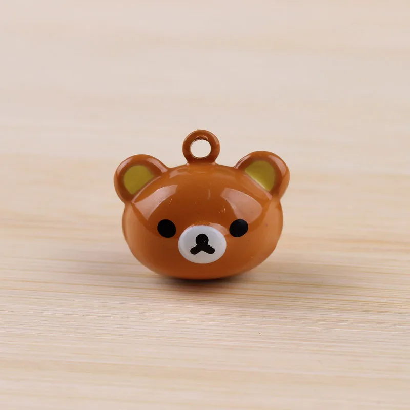 Diy ювелирные изделия аксессуары мультфильм животных колокольчики домашних животных голова тигра медведь брелок кулон