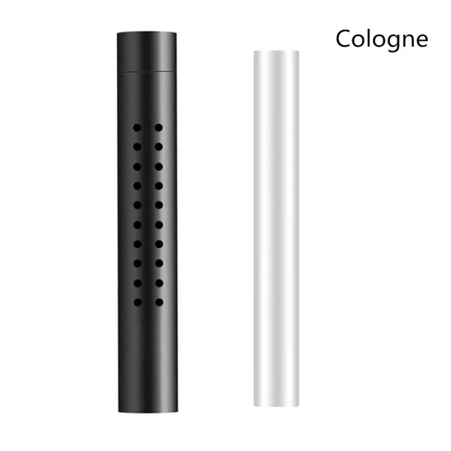 black-cologne stick1 Автомобильный освежитель воздуха IKSNAIL, автомобильная ароматерапия с парфюмом, принадлежности из алюминиевого сплава, автомобильная твердая палочка для ароматерапии - Название цвета: black-cologne stick1