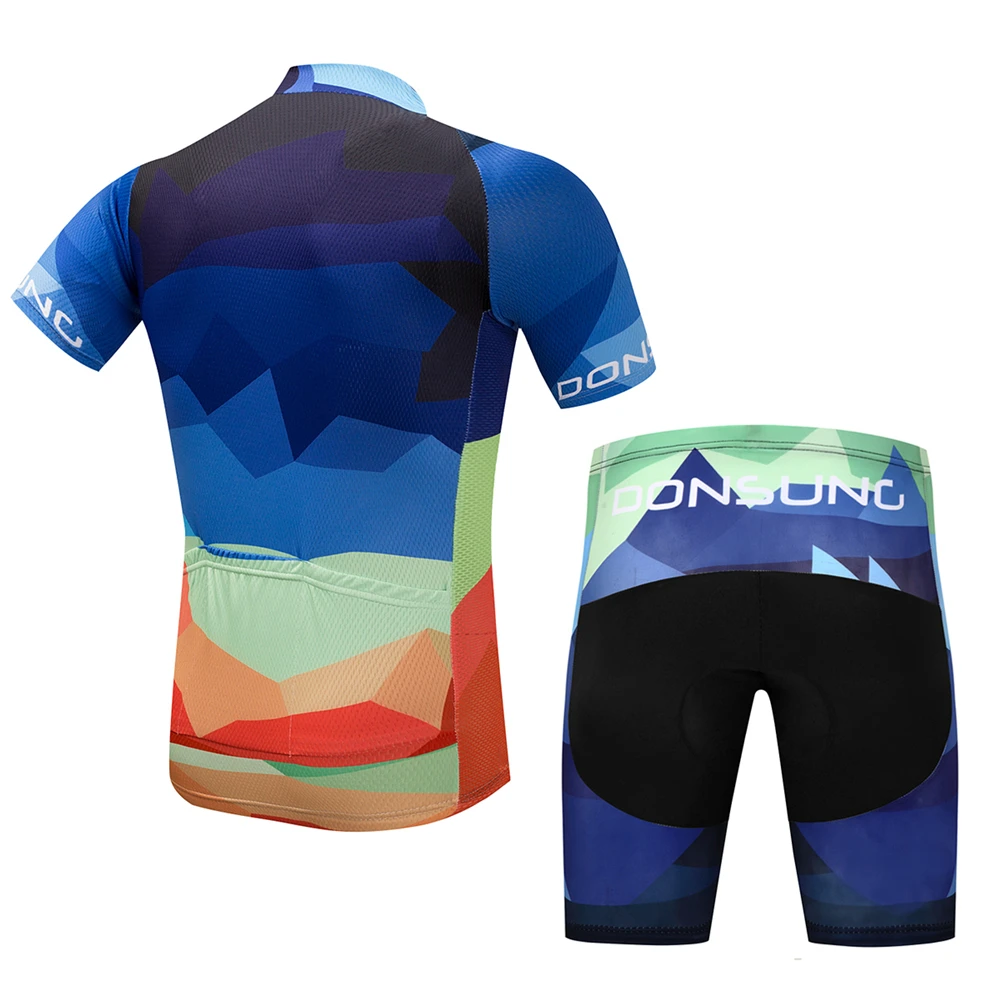 BYDONSUNG Summer Short Sleeve Cycling Set Mountain Bike Clothing Breathable Bicycle Jerseys Clothes Maillot Ropa Ciclismo 2018 | Спорт и