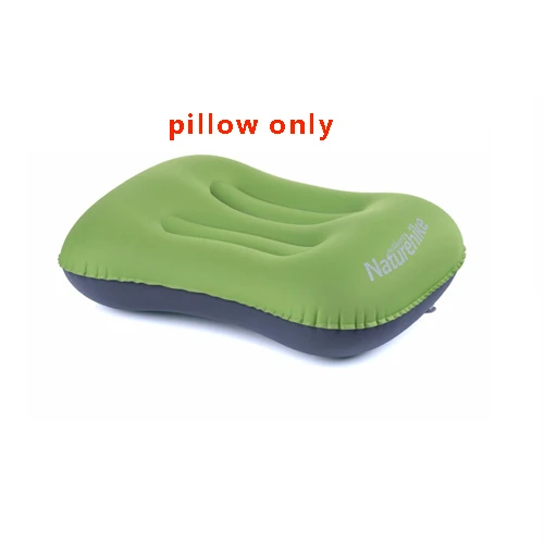 Green Pillow Naturehike Сверхлегкая складываемая подушка для путешествий надувная воздушная подушка налобный матрас для кемпинга альпинизма самолеты дорожные поездки - Цвет: Green Pillow
