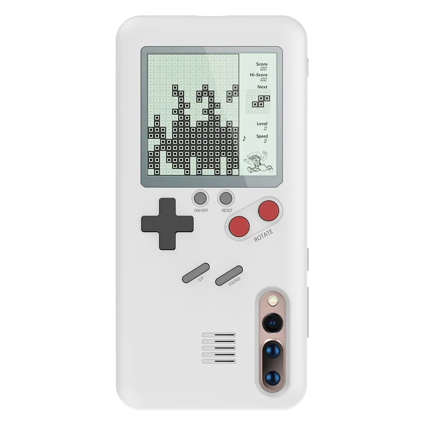 white Ретро GB Gameboy Tetris чехол для телефона для huawei P20 Pro, мягкий термополиуретановый чехол для игровой консоли, чехол для huawei P20 Capa - Цвет: white