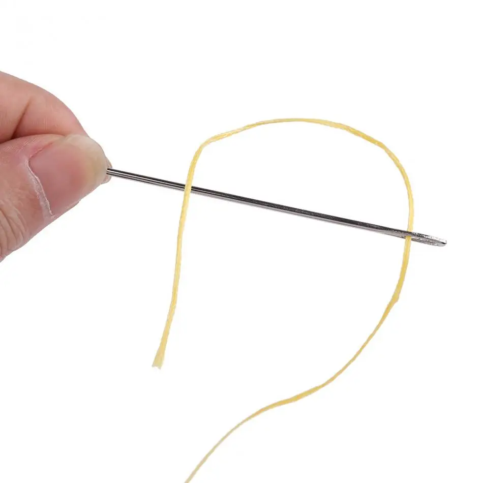 17 шт. кожаные инструменты DIY ручной Набор для вышивки с начесом Awl Вощеная