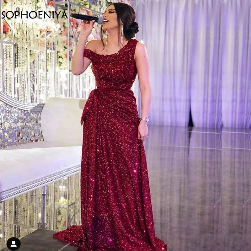 Новое поступление блестки кружева мусульманские Вечерние платья 2021 с коротким