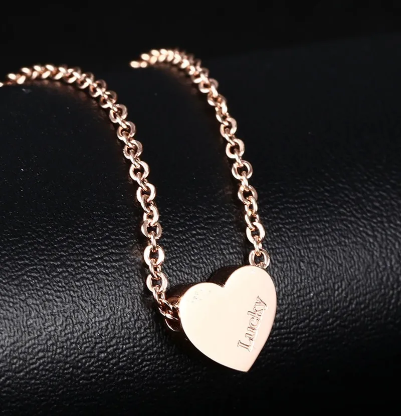 Kemstone Sweet Heart Stainless Steel Rose Gold Color Anklets Jewelry Gift For Girls | Украшения и аксессуары