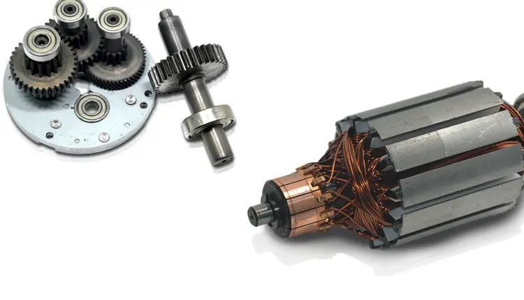 DC12V/24V 3000RPM15W миниатюрная металлическая Шестерня редукция Φ can положительные и