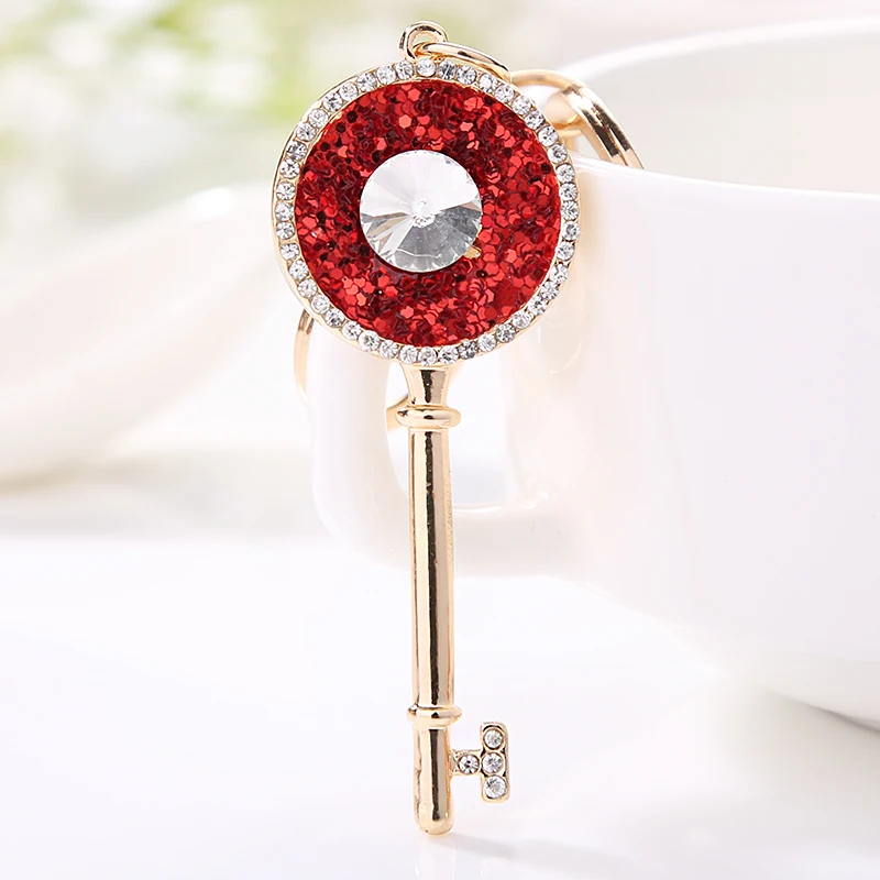 XDPQQ jewelry key chain new alloy polished bag pendant gift female color cloth satellite stone novelty | Украшения и аксессуары