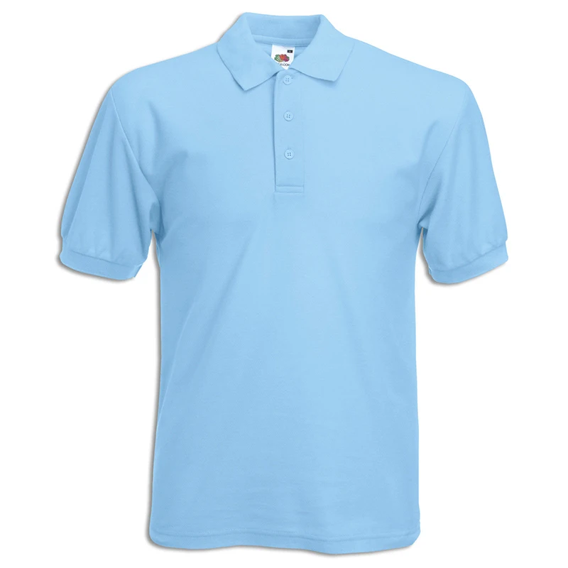 Мужская хлопковая рубашка-поло Zogaa дизайнерская с короткими рукавами Однотонная