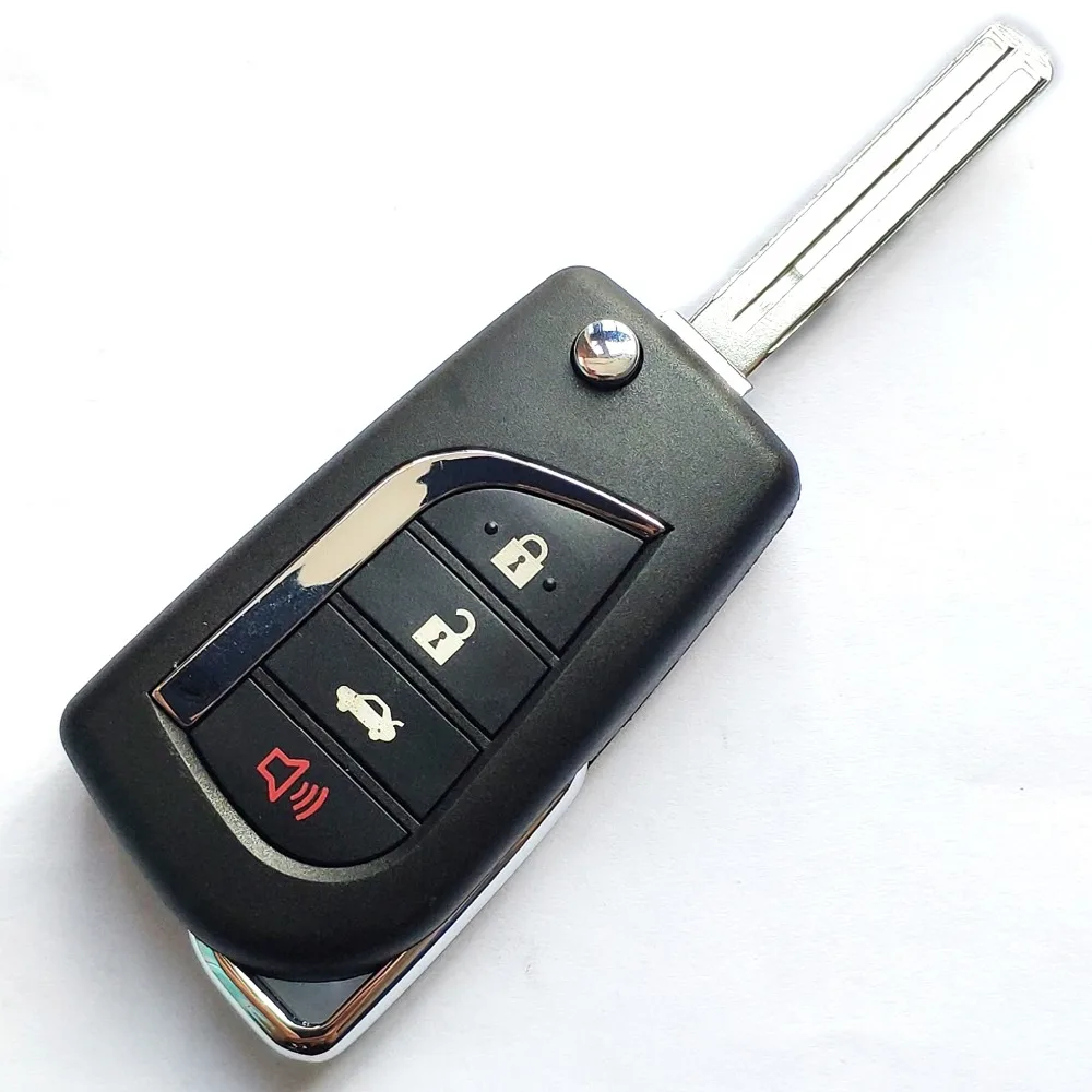 3 + 1 кнопки 315 МГц раскладной дистанционный ключ для Toyota Camry Corolla 2012 2014 с G чипом