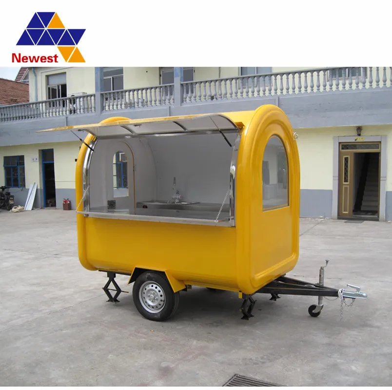 NT 220B продовольственный торговый автомат тележка для фаст фуда/Трейлер барбекю на