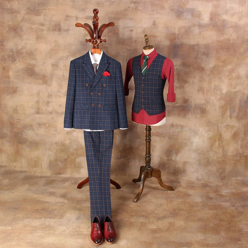 Костюм свадебный деловой облегающий CBKZ034 блейзер повседневный мужской прямые