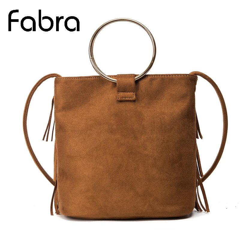 2017 New Vintage Fashion Shoulder Bag Bucket Tassel Women Totes Versatile Zipper Soft Black High Quality Small Crossbody Handbag | Багаж и