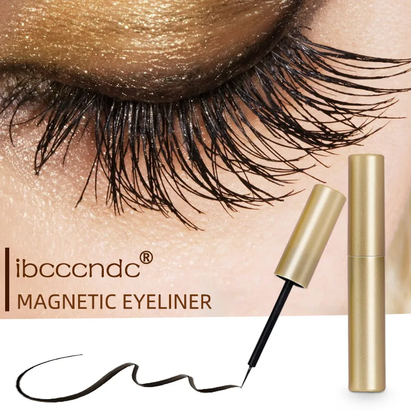 New Magnetic Liquid Eyeliner Waterproof Long-lasting Black Eye Liner Makeup Cosmetic Quick Dry |