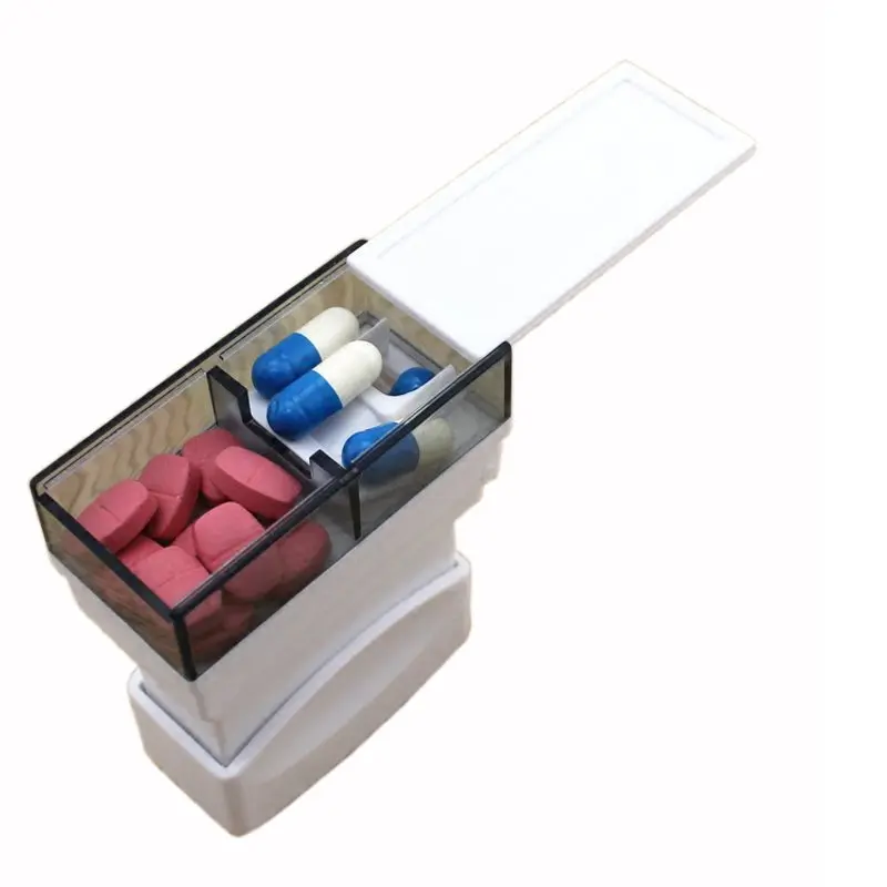 Чехол для резки таблеток с пластиковым клеем|cut pill|medicine boxpill cut |